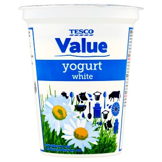 Tesco Value Nízkotučný biely jogurt 330 g