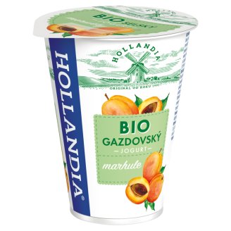 Hollandia Bio jogurt gazdovský marhule s kultúrou BiFi 180 g