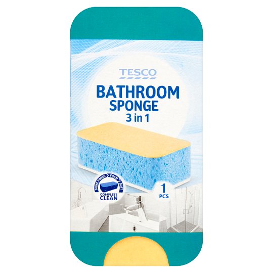 Tesco Špongia na umývanie kúpeľní 3 v 1 1 ks