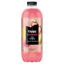 Cappy Lemonade No Sugar Lemon & Strawberry 1.25 L