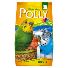 Polly Delicious Complete Food for Budgerigars 800 g