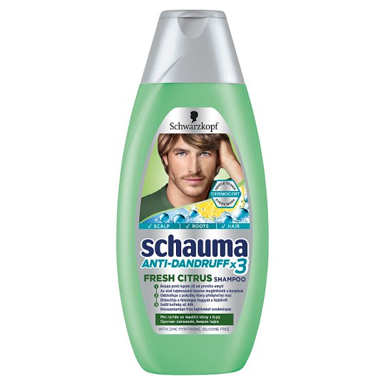 Schauma šampón Anti-dandruff Fresh Citrus X3 400 ml