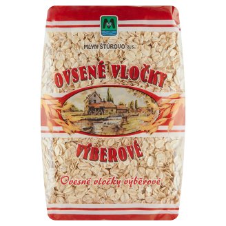 Mlyn Štúrovo Ovsené vločky výberové 400 g