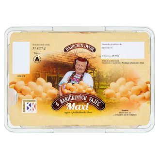 Babičkine vajcia XL 6 ks