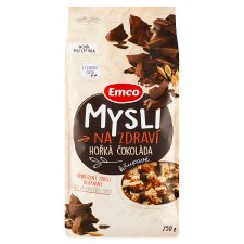 Emco Mysli na Zdraví Crunchy Muesli Dark Chocolate 750 g