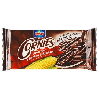 Racio Cornies Kukuričné chlebíčky v horkej čokoláde 75 g