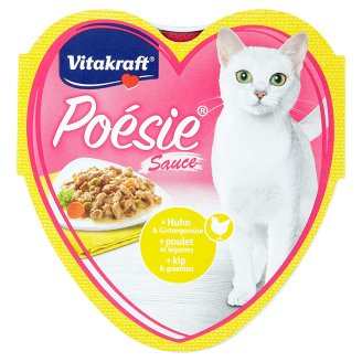 Vitakraft Poésie Sauce + kurča & záhradná zelenina v omáčke 85 g