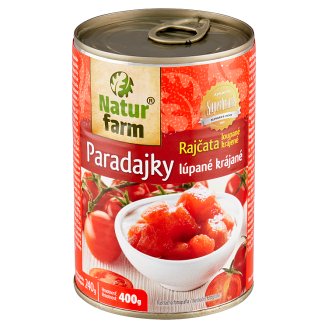 Natur Farm Paradajky lúpané krájané 400 g