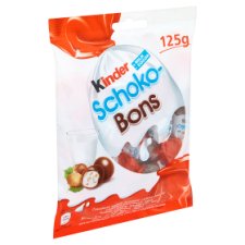 Kinder Schoko Bons Milk Chocolate Candies with Milk and Hazelnut Filling 125 g