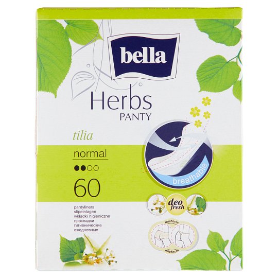 Bella Herbs Tilia Panty Pads 60 pcs