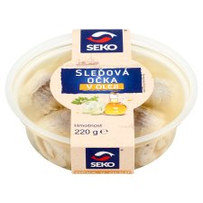 Seko Marinated Herring Fillets with Marinated Onion in Rapeseed Oil 220 g