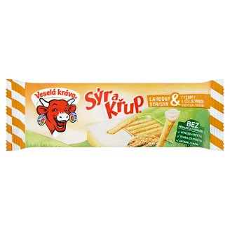 Veselá Kráva Sýr a Křup Lahodný syr & tyčinky s celozrnnou múkou 35 g