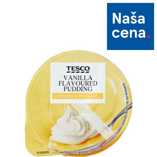 Tesco Dezert s vanilkovou príchuťou so šľahačkou 175 g