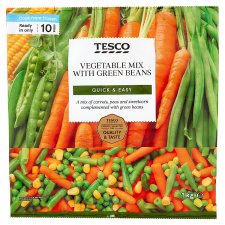 Tesco Vegetable Mix with Green Beans 1 kg