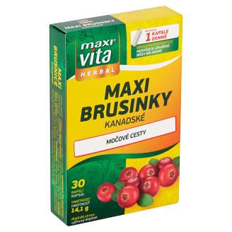 MaxiVita Herbal Maxi brusnice kanadské 30 kapsúl 14,1 g