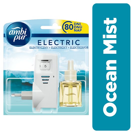 Ambi Pur Air Freshener PlugIn Starter Kit Ocean Mist 20ml Tesco