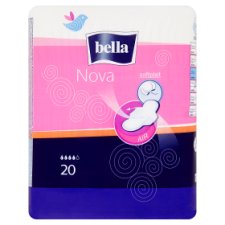 Bella Nova priedušné hygienické vložky s krídelkami 20 ks