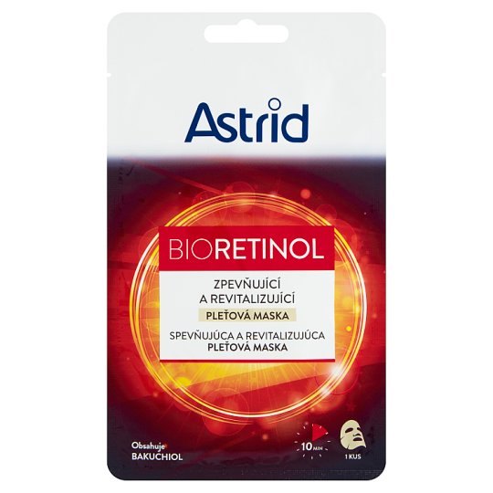 Astrid Bioretinol spevňujúca a revitalizujúca pleťová maska 20 ml