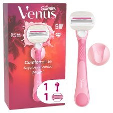 Gillette Venus ComfortGlide Sugarberry Scented Miami Women’s Razor 1 Refill Razor