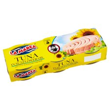 La Marea Tuna in Sunflower Oil 3 x 80 g (240 g)