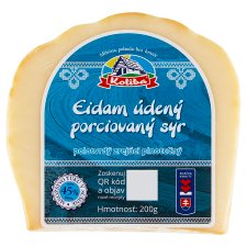 Koliba Eidam údený porciovaný syr 200 g