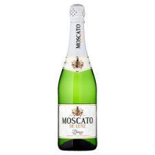 Moscato De Luxe Bianco alkoholický nápoj sýtený 0,75 l