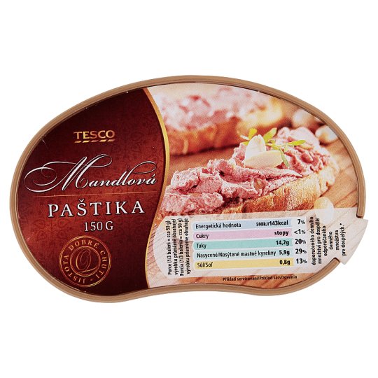 Tesco Mandľová paštéta 150 g