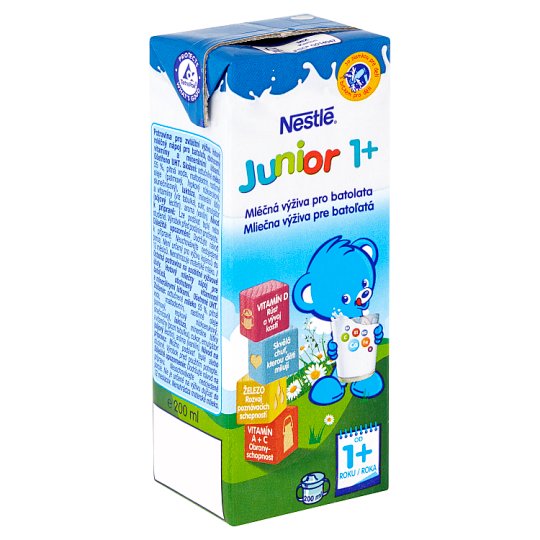 Nestlé Junior 1+ mliečna výživa pre batoľatá 200 ml