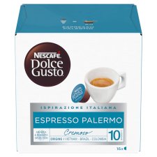 NESCAFÉ Dolce Gusto Espresso Palermo - Coffee in Capsules - 16 Capsules in a Package