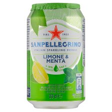 Sanpellegrino Lemon & Mint Carbonated Soft Drink 0.33 L