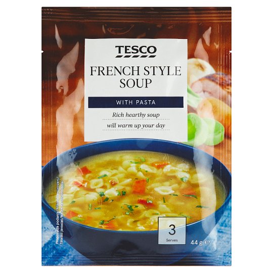 Tesco French Style Soup with Pasta 44 g Tesco Groceries