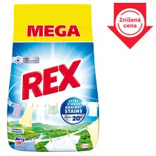 REX prací prášok Amazonia Freshness 80 praní, 4,4 kg