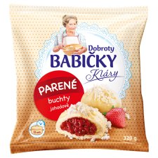 Dobroty Babičky Kláry Steamed Strawberry Buns 4 x 80 g (320 g)