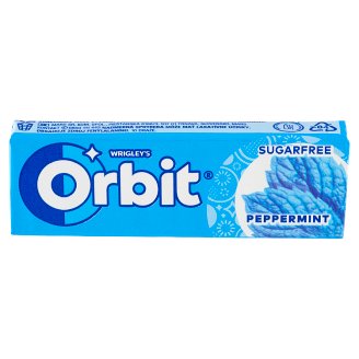 Wrigley's Orbit Peppermint žuvačka bez cukru 14 g