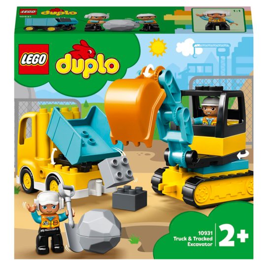 image 1 of LEGO DUPLO 10931 Truck & Tracked Excavator