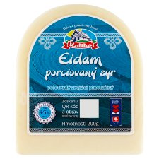 Koliba Eidam porciovaný syr 200 g