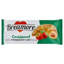 Breamore Croissant plnený jahodovým džemom 55 g