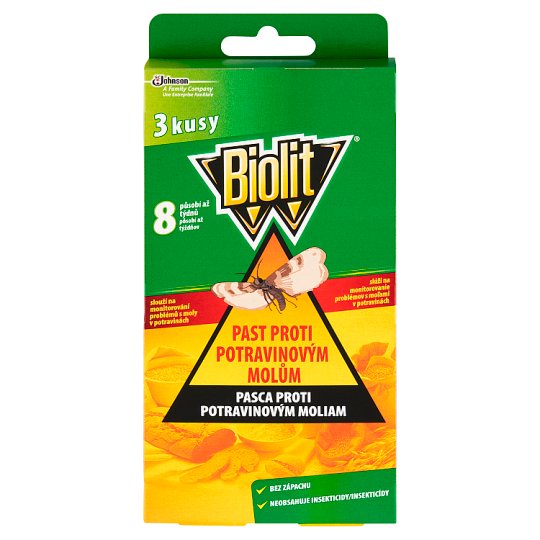 Biolit Pasca proti potravinovým moliam 3 ks
