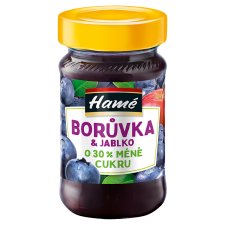 Hamé Apple-Blueberry Jam with Reduced Content of Sugar 230 g