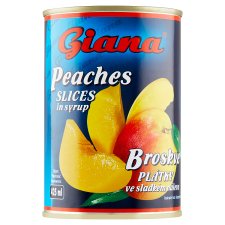 Giana Peaches Slices in Syrup 410 g