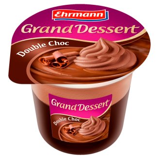 Ehrmann Grand Dessert Čokoládový dezert s kakaovou šľahačkou 190 g