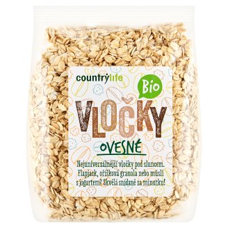 Country Life Bio vločky ovsené 500 g