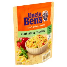 Uncle Ben's Stačí ohriať Golden Rice with Vegetables 250 g