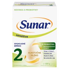 Sunar Sensitive 2 Follow-On Infant Formula in Powder 2 x 250 g (500 g)