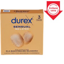 Durex Sensual No Latex Condoms 3 pcs