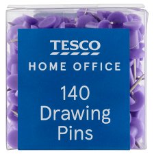 Tesco Home Office Drawing Pins 140 pcs