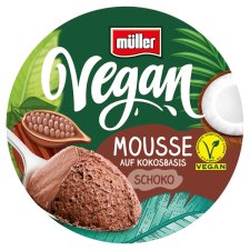 Müller Vegan Chocolate Mousse Based on Coconut Cream 2 x 70 g (140 g)