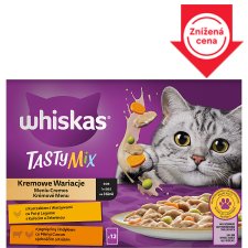 Whiskas Tasty Mix Cream Menu in Juice 12 x 85 g (1.02 kg)