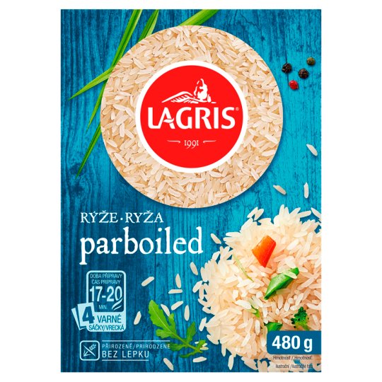 Lagris Ryža parboiled lúpaná vo varných vreckách 480 g