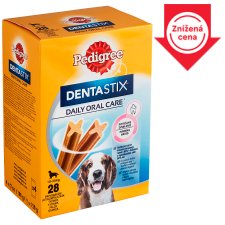 Pedigree DentaStix Supplementary Food for Dogs Older Than 4 Months 4 x 180 g (720 g)